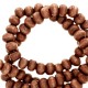Wooden beads round 4mm Almond brown